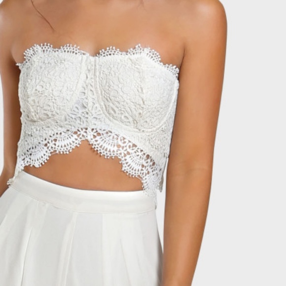 Cut out strapless jumpsuit - Picture 2 of 4